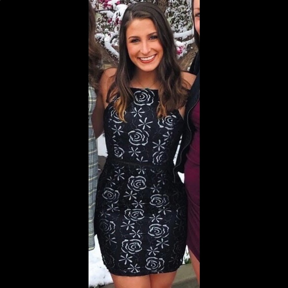 Lightly worn mid-thigh black dress